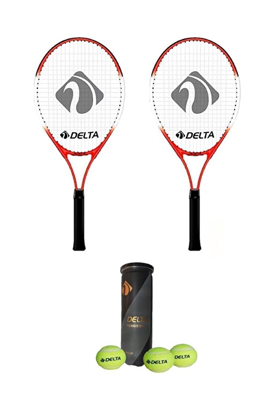 2 Adet Max Joys 21 İnç Çocuk Tenis Raketi + 2 Adet Tenis Çantası +  3 Adet Expert Seviye Maç Topu