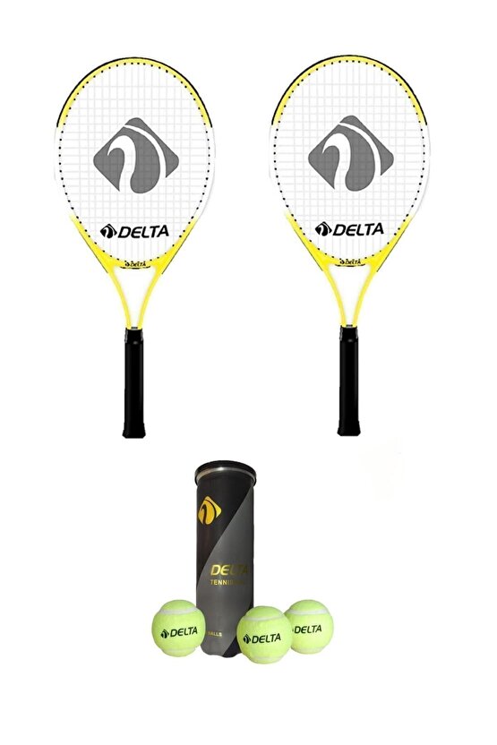 2 Adet Max Joys 19 İnç Çocuk Tenis Raketi + 2 Adet Tenis Çantası +  3 Adet Prof. Seviye Maç Topu