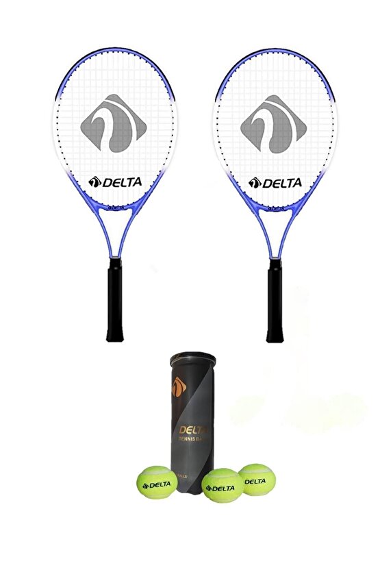 2 Adet Max Joys 25 İnç Çocuk Tenis Raketi + 2 Adet Tenis Çantası +  3 Adet Expert Seviye Maç Topu