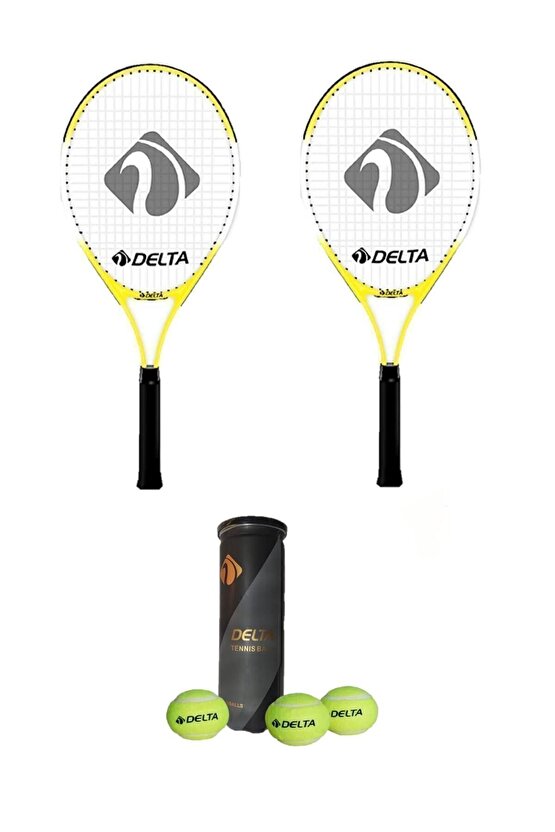 2 Adet Max Joys 19 İnç Çocuk Tenis Raketi + 2 Adet Tenis Çantası +  3 Adet Expert Seviye Maç Topu