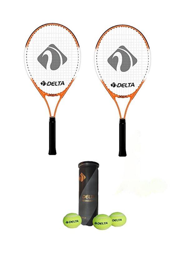 2 Adet Max Joys 23 İnç Çocuk Tenis Raketi + 2 Adet Tenis Çantası +  3 Adet Expert Seviye Maç Topu