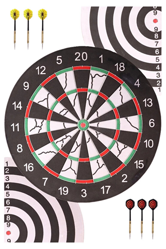 Flocked Dart Seti 18 İnç + 6 Dart Oku 18 Gr