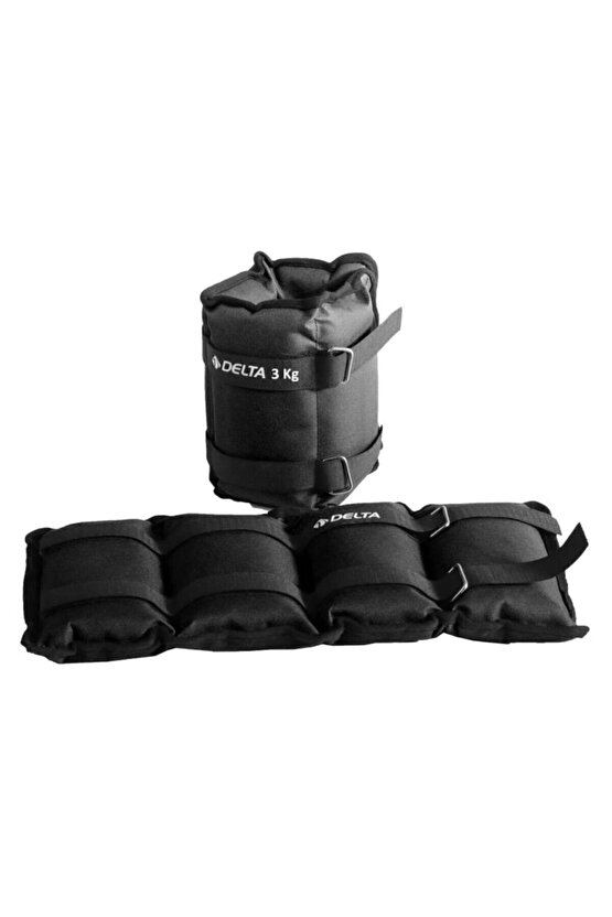 3 Kg x 2 Adet Toplam 6 Kg El Ayak Bilek Kas Güçlendirici Ağırlık Seti Kum Ağırlık Torbası