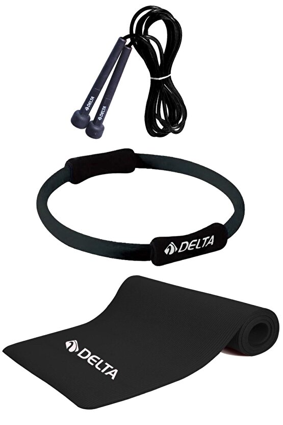 10 Mm Pilates Minderi 35 Cm Pilates Çemberi Atlama Ipi Seti