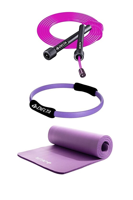 10 mm Pilates Minderi 35 cm Pilates Çemberi Atlama İpi Seti