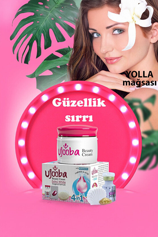 Ujooba Beauty Cream Beyazlatıcı Krem (4lü Set )