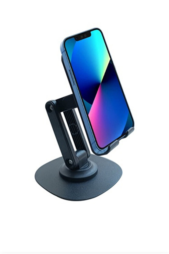 Yüksek Kalite Metal Ve Pvs 360 Dönebilen Ayarlanabilir Telefon Ve Tablet Tutucu Masa Üstü