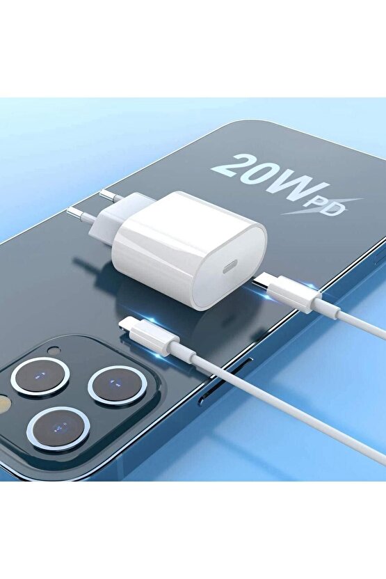 IPHONE 11 Pro Seyahat Seti Adaptör-Kablo Orijinal HIZLI ŞARJ ALETİ