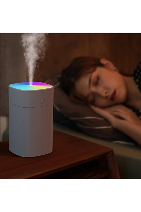H2O Humidifier 400 Ml Ulrasonik Hava Nemlendirici Buhar Makinesi Ve Aroma Difüzörü