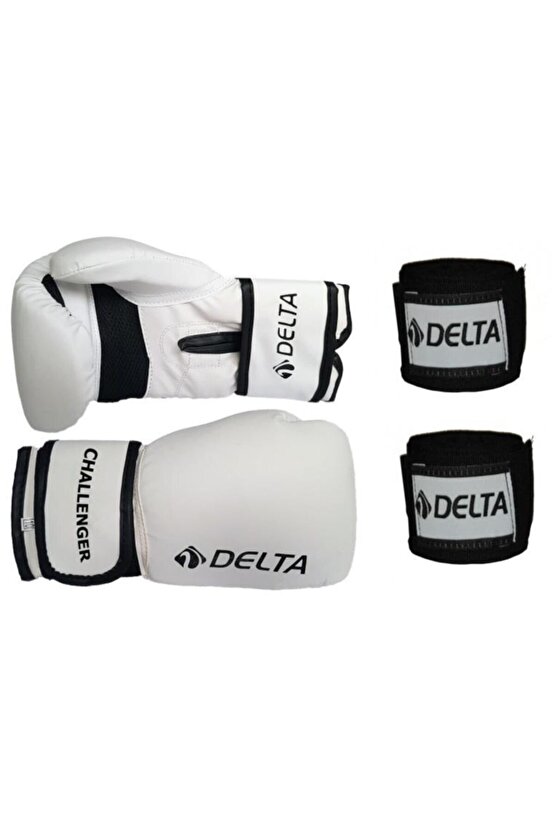 Challenger Dura-Strong Boks Eldiveni + Boks El Bandajı Seti