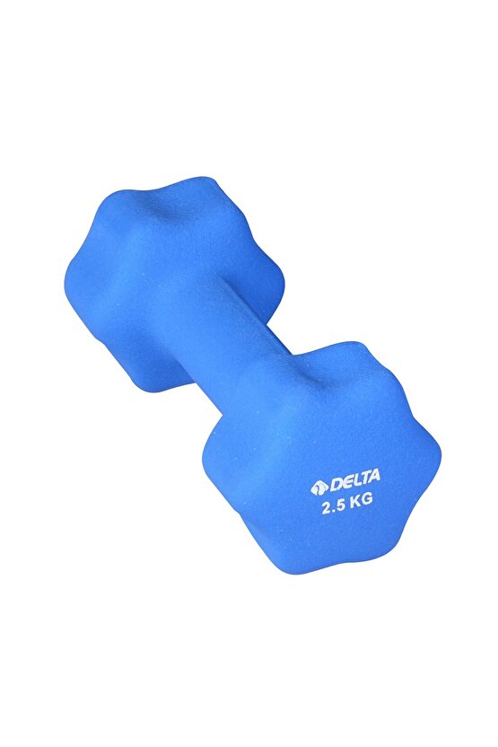 2,5 Kg x 1 Adet Deluxe Neopren Kaplı Mavi Demir Dambıl
