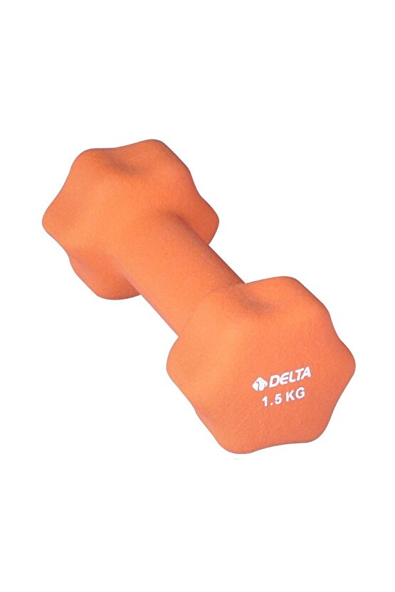 1,5 Kg x 1 Adet Deluxe Neopren Kaplı Turuncu Demir Dambıl