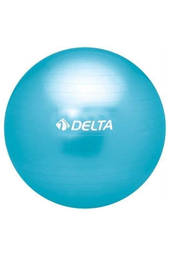 55 Cm Deluxe 140 Cm - 159 Cm Boy Aralığında Olanlar Için Uygun Mavi Pilates Topu (POMPA YOK)
