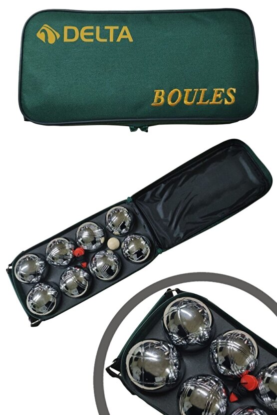 Bocce Set Çantalı 8 Toplu Metal Bocce Seti (Boules Set)