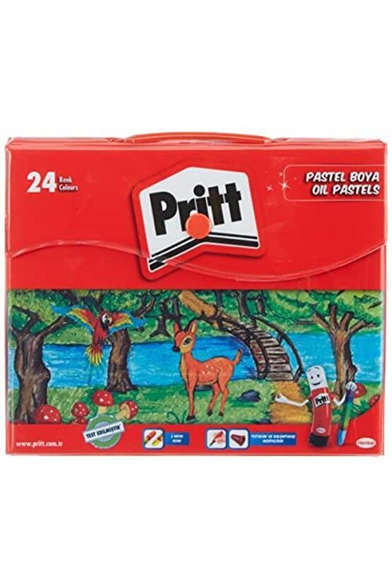 24lü Pastel Boya - Çantalı