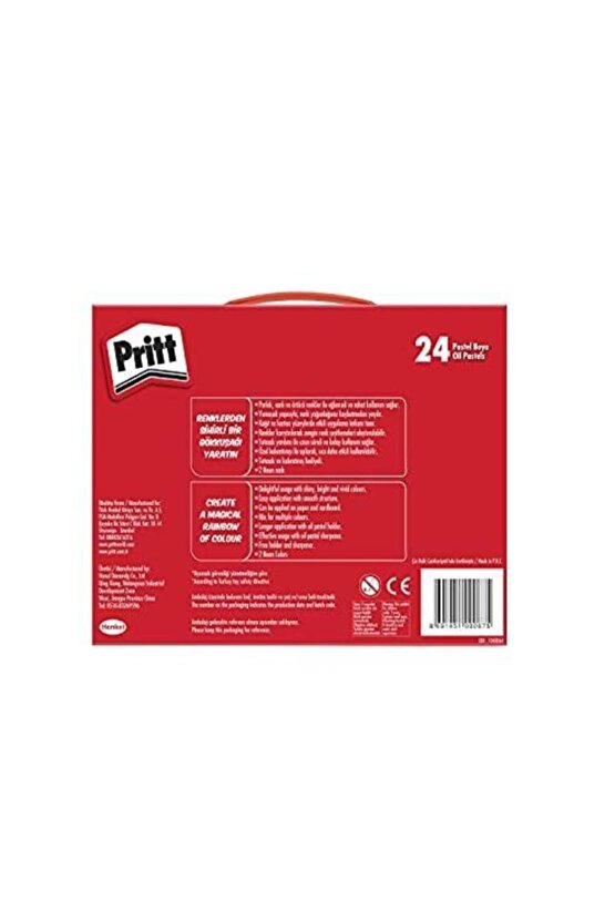 24lü Pastel Boya - Çantalı