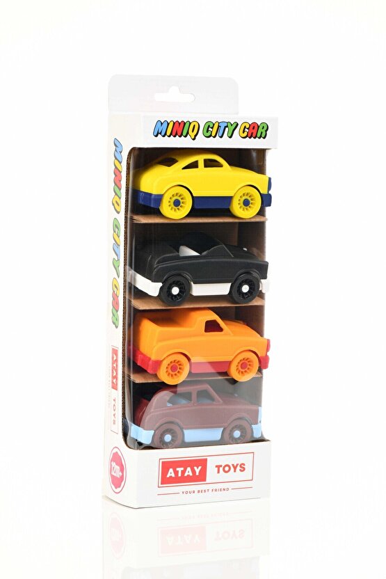 MINIQ CITY CAR FFM MIX 4’LÜ SET OYUNCAK ARABA