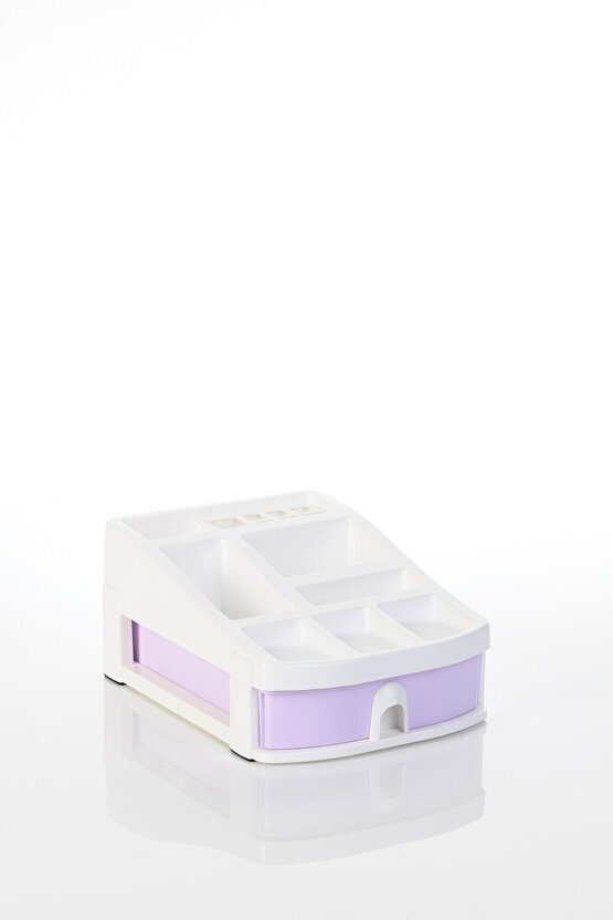Co 7200 Çok Amaçlı Çekmeceli Organizer Pastel Mor