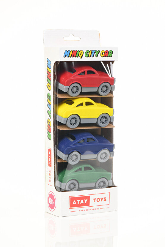 MINIQ CITY CAR AUTO CLASSIC 4’LÜ SET OYUNCAK ARABA
