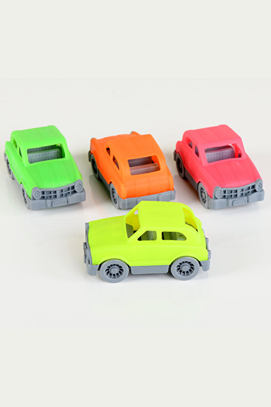 MINIQ CITY CAR SUV NEON 4’LÜ SET OYUNCAK ARABA