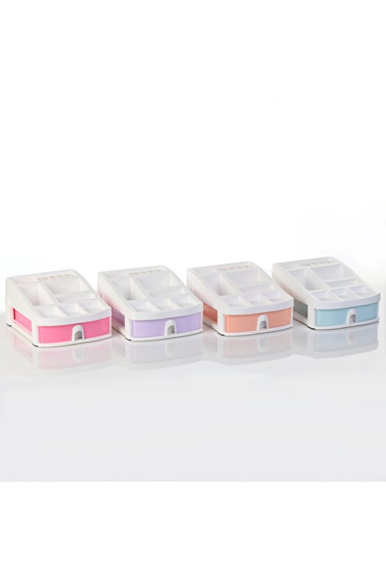 Co 7200 Çok Amaçlı Çekmeceli Organizer Pastel Mavi