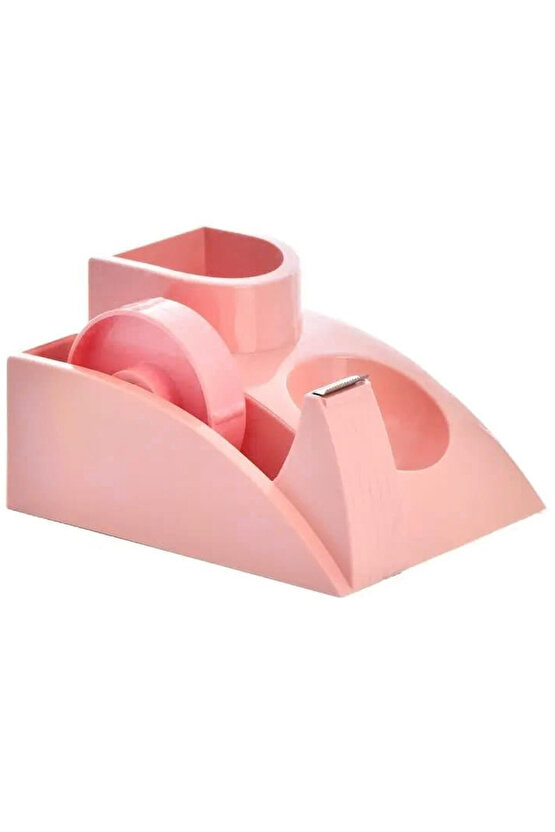 Klm 304 Masaüstü Organizer Kalemlik Pastel Pembe