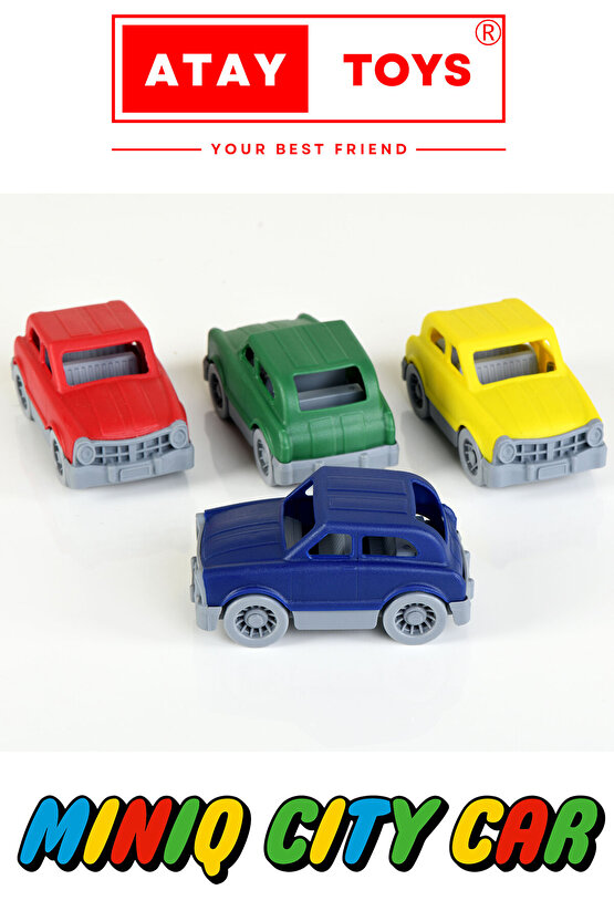MINIQ CITY CAR SUV CLASSIC 12 ADET OYUNCAK ARABA