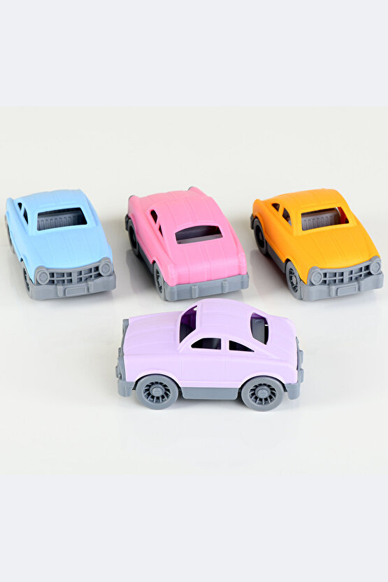 MINIQ CITY CAR AUTO PASTEL 4’LÜ SET OYUNCAK ARABA