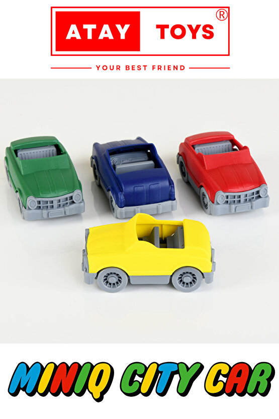 MINIQ CITY CAR CABRIO CLASSIC 12 ADET OYUNCAK ARABA