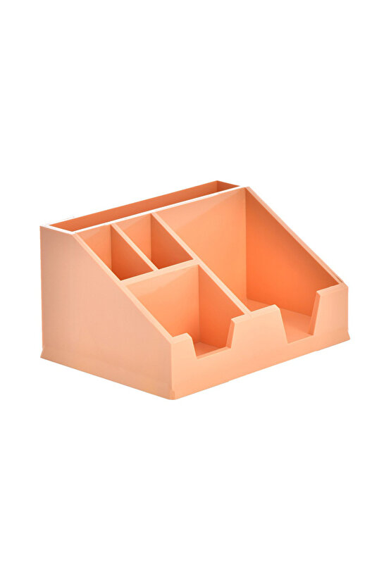 Klm208ptu Masaüstü Organizer Kalemlik Pastel Turuncu