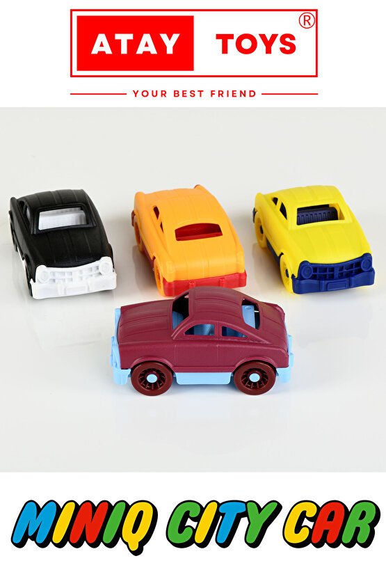 MINIQ CITY CAR AUTO FFM 12 ADET OYUNCAK ARABA