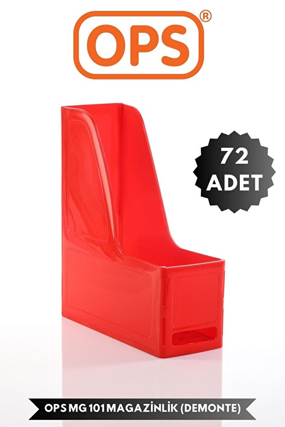 MG 101 A4 DEMONTE 72Lİ PLASTİK DİKEY MAGAZİNLİK KLASÖR ARŞİV KUTUSU ORGANİZER SAKLAMA DEPOLAMA