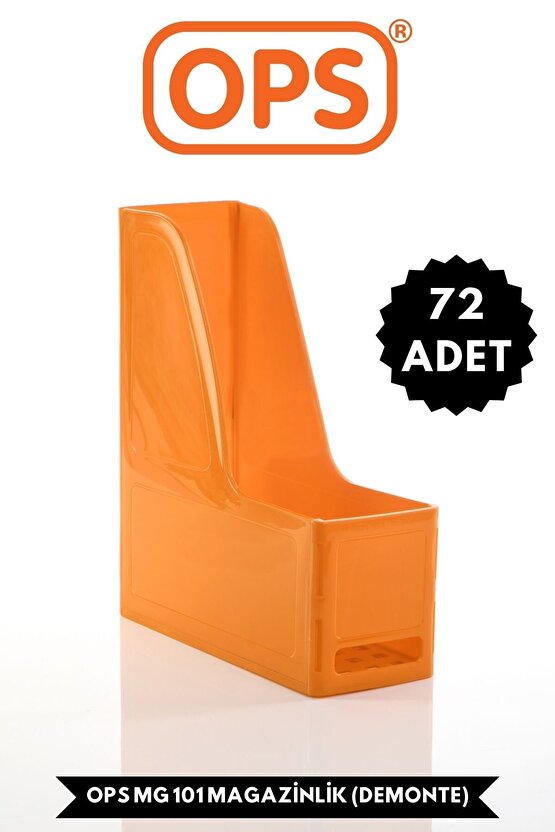 MG 101 A4 DEMONTE 72Lİ PLASTİK DİKEY MAGAZİNLİK KLASÖR ARŞİV KUTUSU ORGANİZER SAKLAMA DEPOLAMA