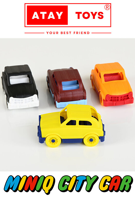 MINIQ CITY CAR SUV FFM 12 ADET OYUNCAK ARABA