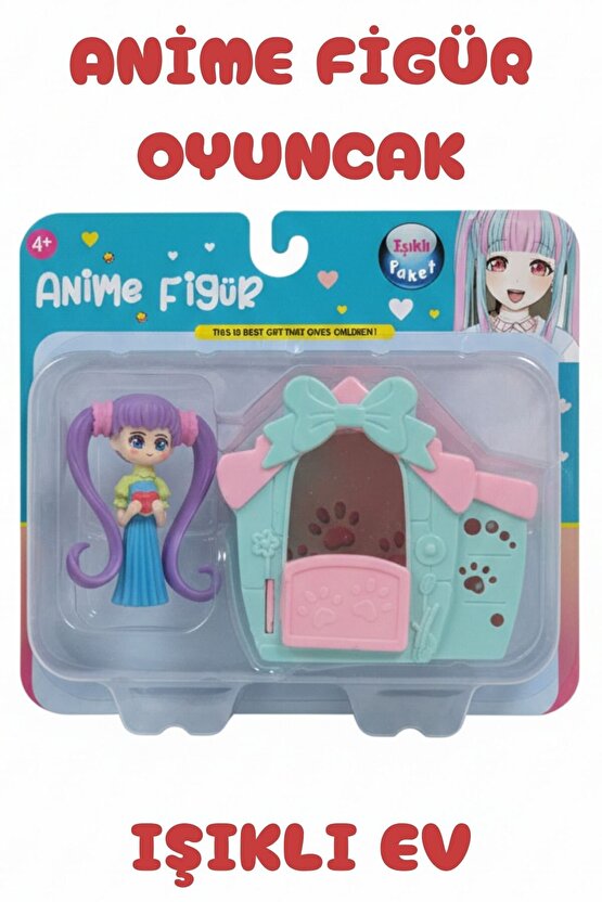 ANİME FİGÜR OYUNCAK IŞIKLI EV