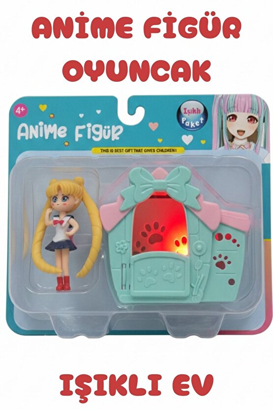 ANİME FİGÜR OYUNCAK IŞIKLI EV