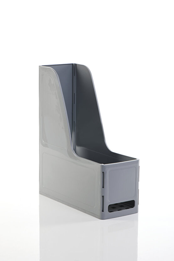 MG 101 2Lİ SET A4 DEMONTE PLASTİK DİKEY MAGAZİNLİK KLASÖR ARŞİV KUTUSU ORGANİZER SAKLAMA DEPOLAMA