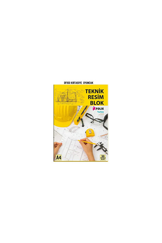 FOLİX TEKNİK RESİM DEFTERİ A4 30 YAPRAK