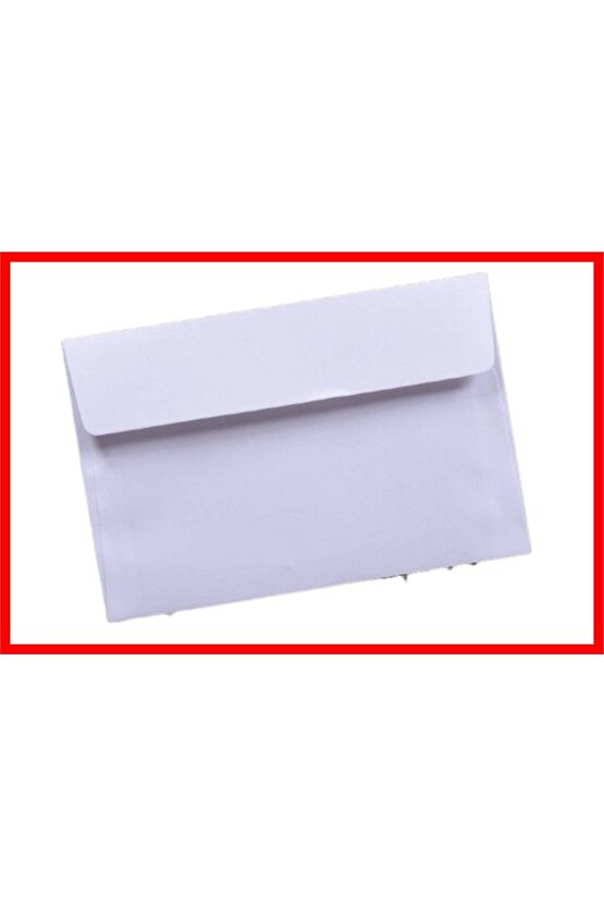 Düğün Atkı Zarfı, Mektup Zarfı,para Zarfı,beyaz 1.hamur Davetiye Zarfı 114x162mm (3 PAKET) 300 Adet