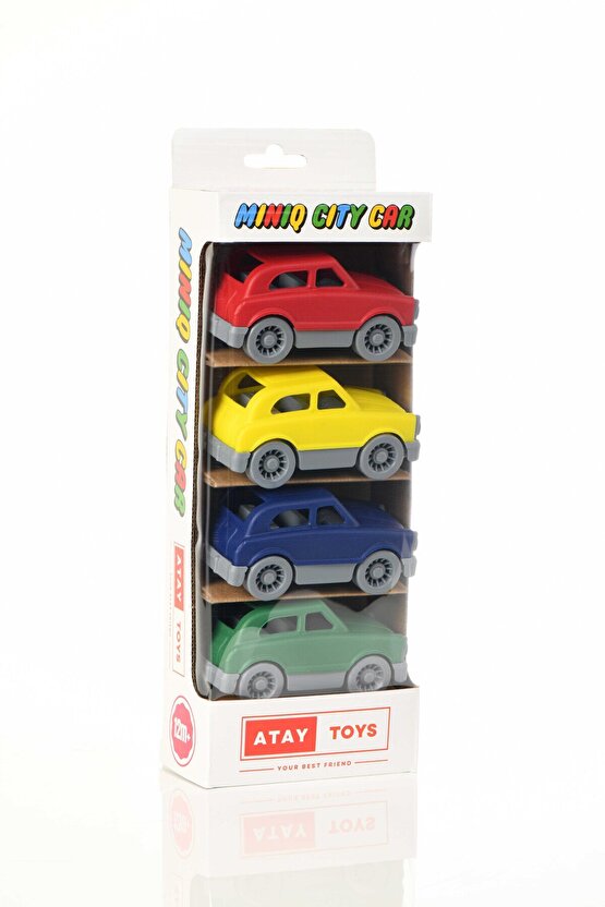 MINIQ CITY CAR SUV CLASSIC 4’LÜ SET OYUNCAK ARABA