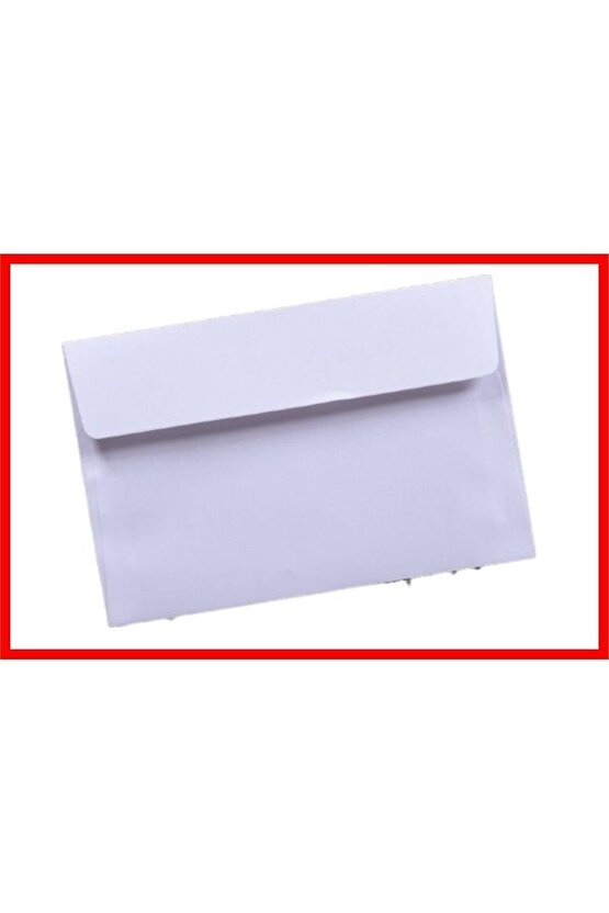Düğün Atkı Zarfı,mektup Zarfı, Para Zarfı, Beyaz 1. Hamur Davetiye Zarfı 114x162mm(1 PAKET) 100 Adet