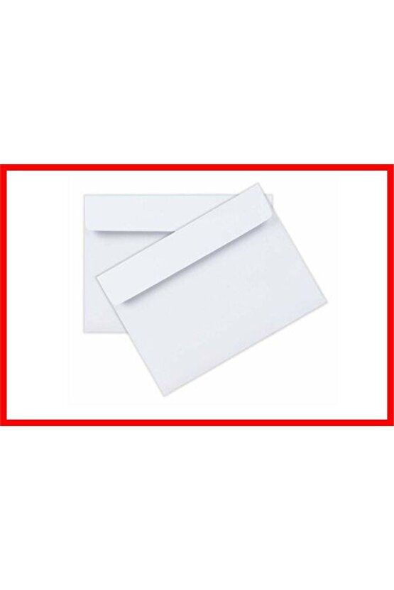 Düğün Atkı Zarfı,mektup Zarfı, Para Zarfı, Beyaz 1. Hamur Davetiye Zarfı 114x162mm(1 PAKET) 100 Adet