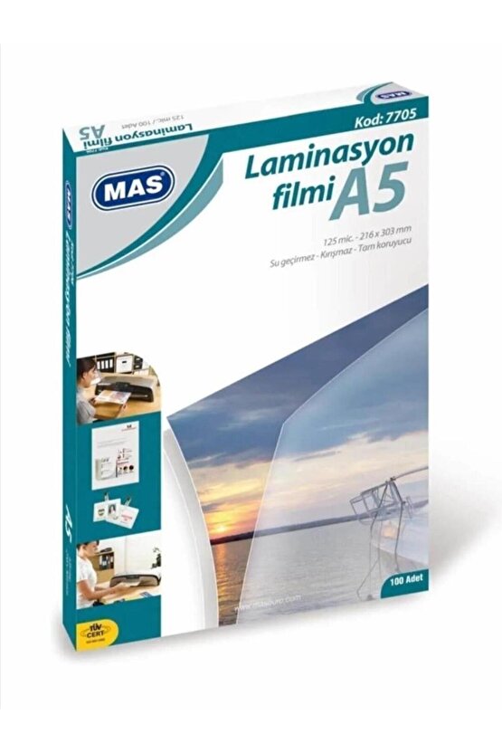 A5 Laminasyon Filmi 125 Mic 100’lü(A4’ÜN YARISIDIR)