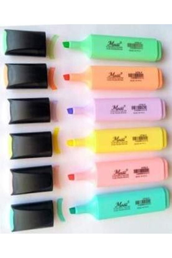 Pastel Renk Kalem 6Lı Set