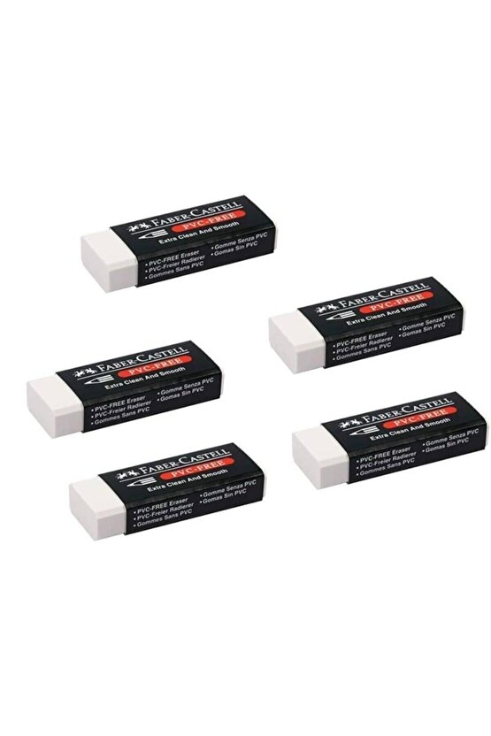 Faber-castell Pvc Free No:20 Beyaz Silgi 5 Li