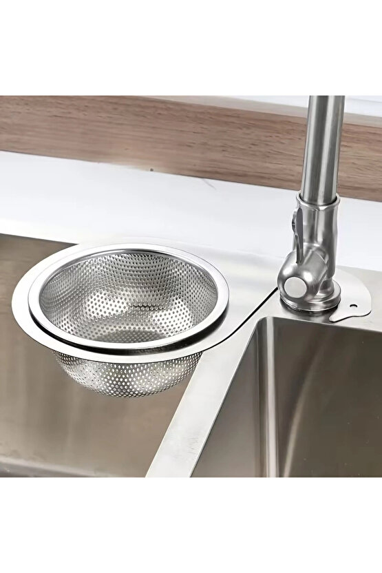 Paslanmaz Çelik Lavabo Süzgeci Musluk Süzgeci