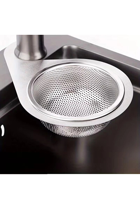 Paslanmaz Çelik Lavabo Süzgeci Musluk Süzgeci