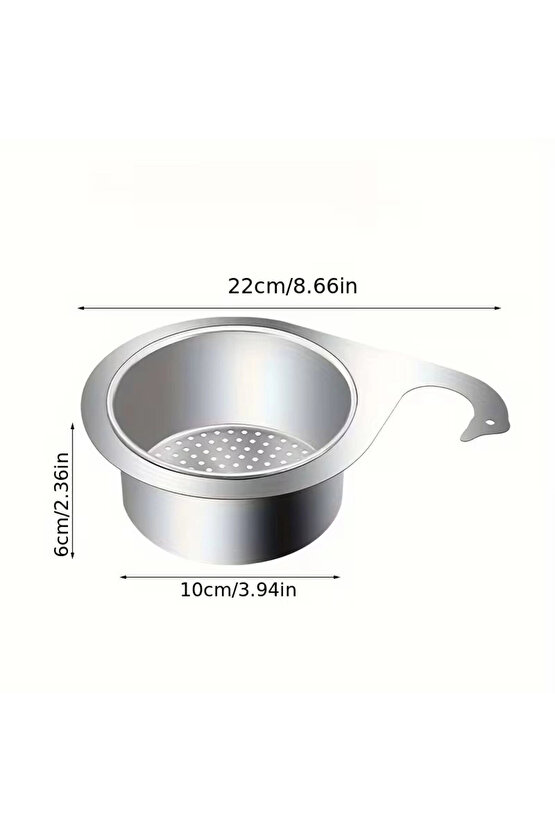 Paslanmaz Çelik Lavabo Süzgeci Musluk Süzgeci