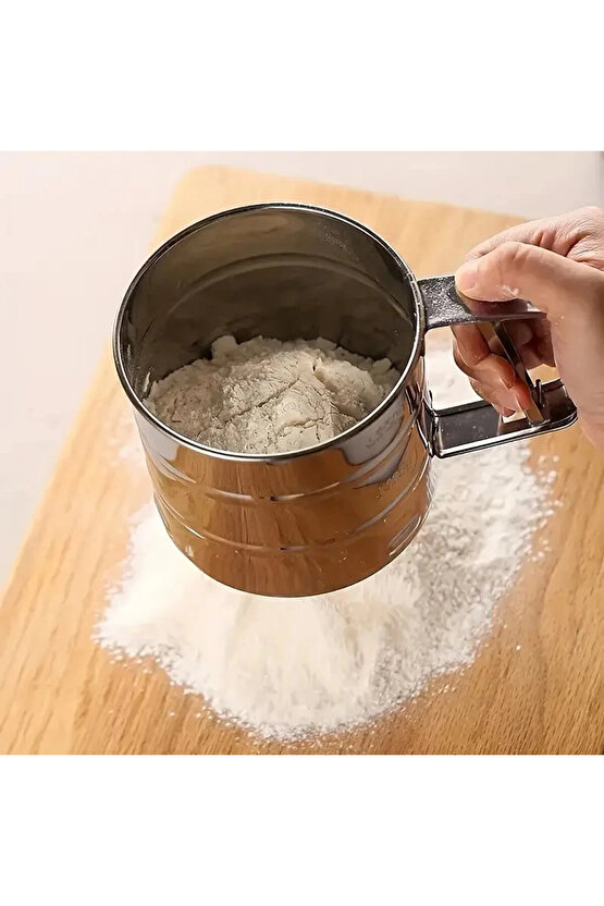 Metal Basmalı Un Eleği