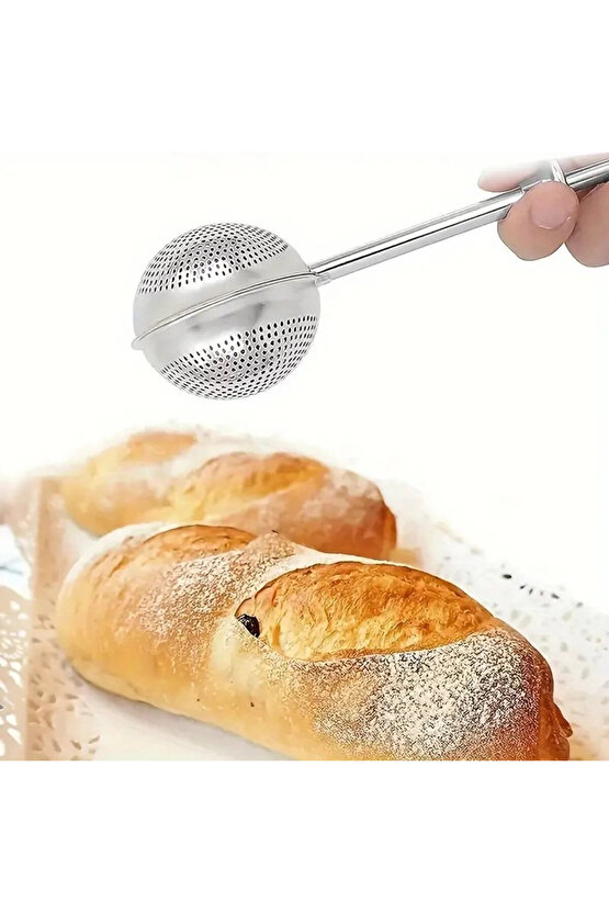 Paslanmaz Çelik Top Yaylı Çay Kahve Bitki Çayı Süzgeci